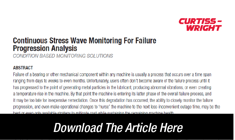 Continuous Stress Wave Monitoring For Failure Progression Analysis