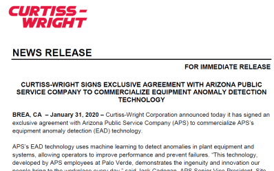 Preview of Curtiss-Wright press release